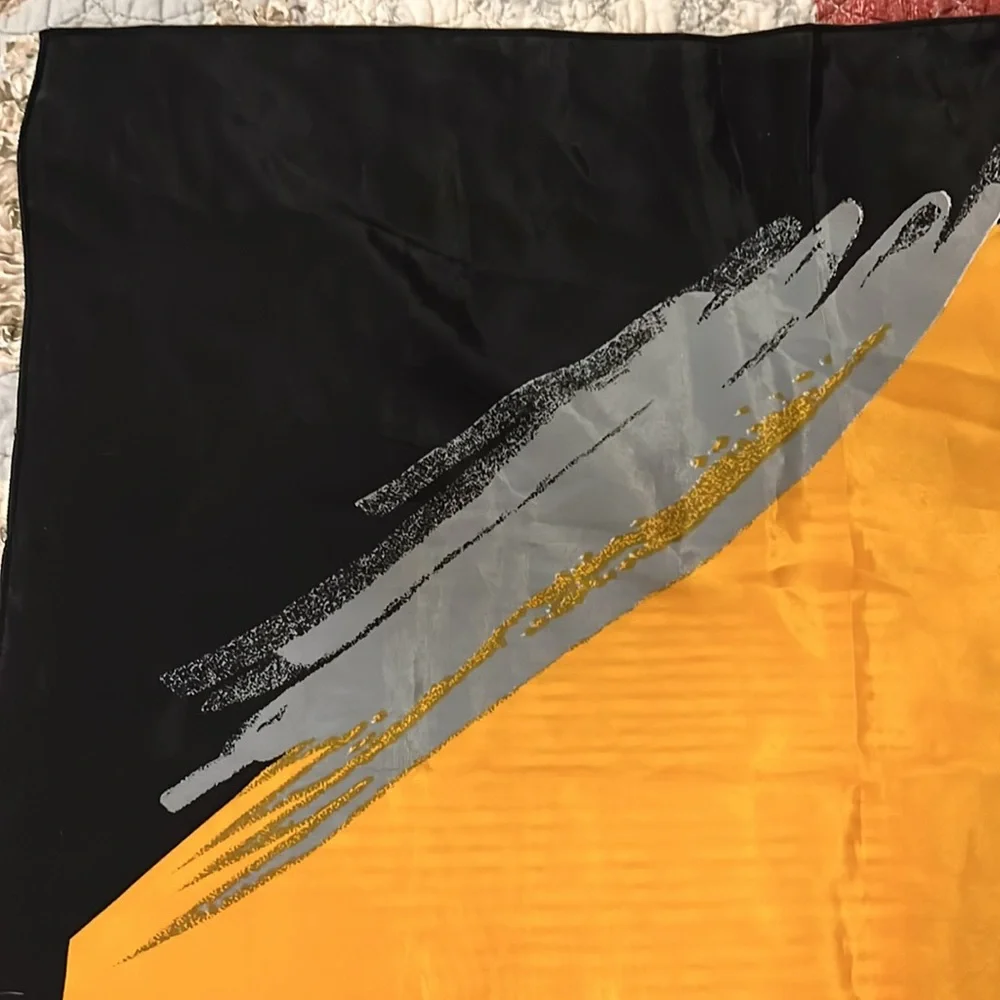 CJ Chang Joh silk scarf  20” square